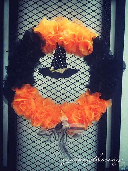 Vòng Halloween cam